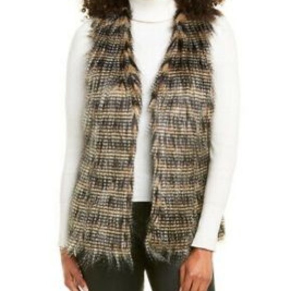 Tyler Boe Faux Fur Vest - Picture 1 of 12